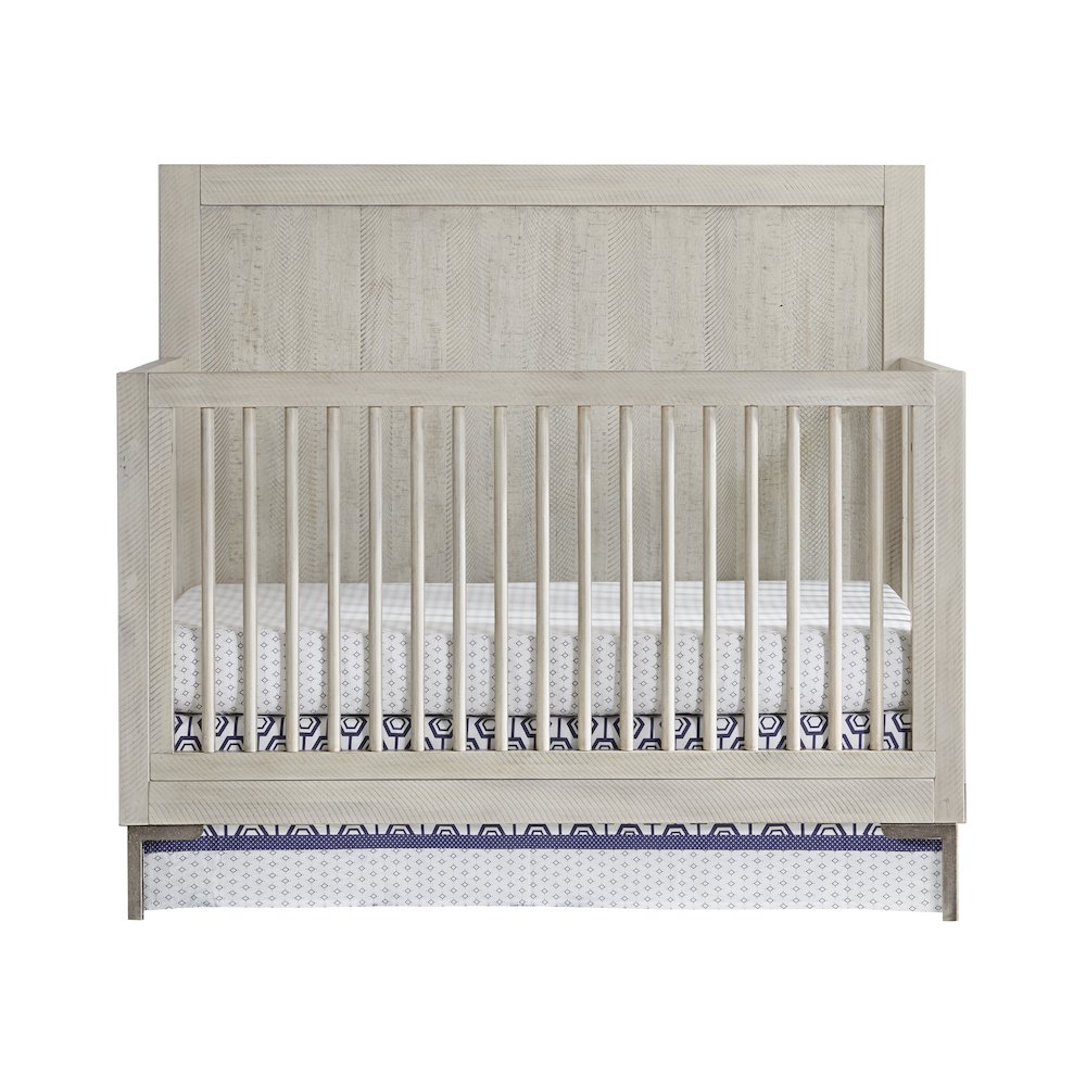 Westwood Design Beck Modern Wood Convertible Crib in Willow Gray Finish