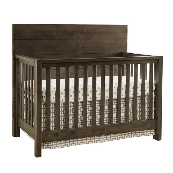 Westwood Design Dovetail Contemporary Wood Convertible Crib in Graphite Gray