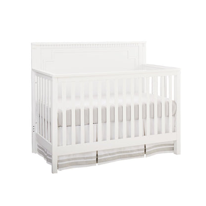 Westwood Design Emery Modern Wood Convertible Crib Panel in White Finish