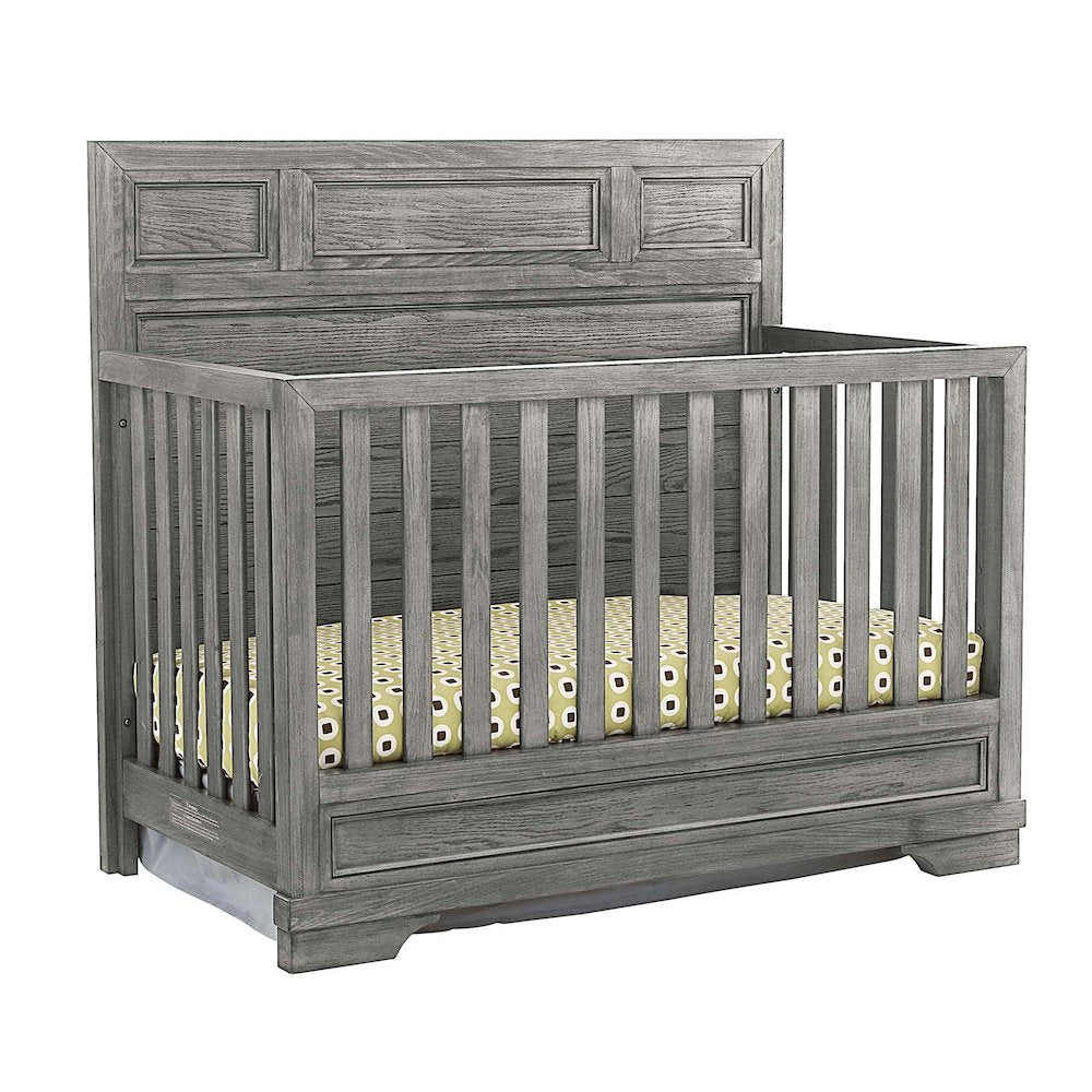 Westwood Design Foundry Traditional Wood Convertible Crib in Brushed Pewter