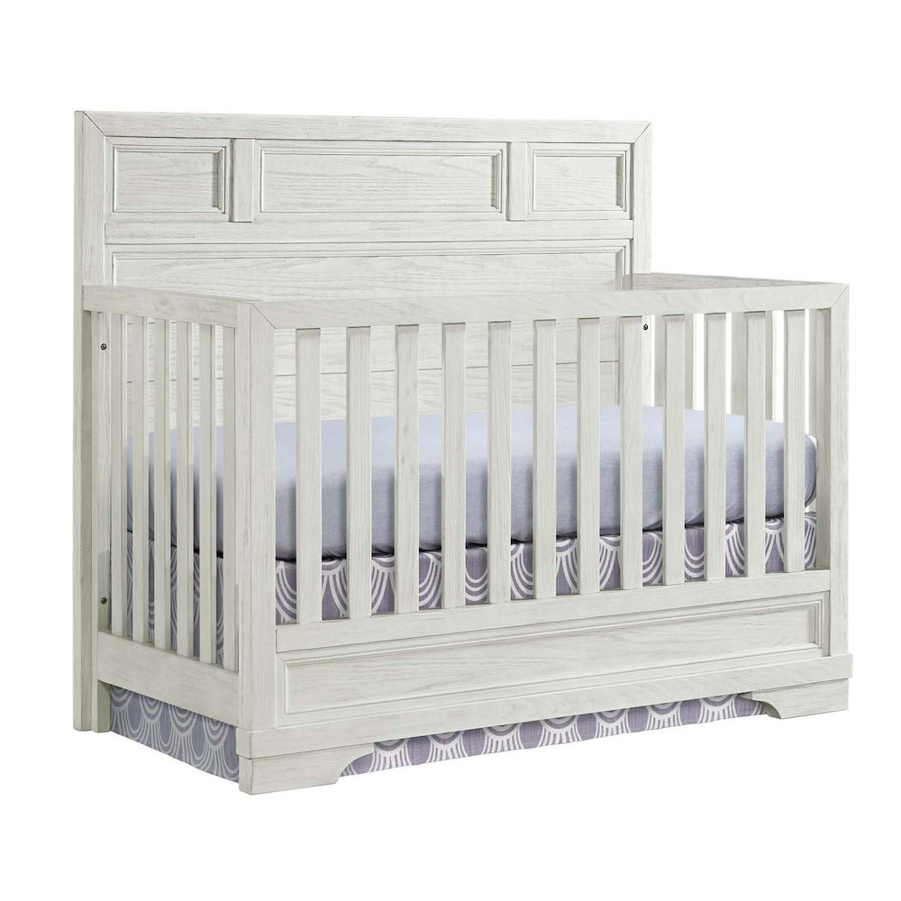 Westwood Design Foundry Traditional Wood Convertible Crib in White Dove