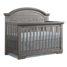 Westwood Design Foundry Wood Arch Top Convertible Crib in Brushed Pewter