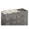 Westwood Design Foundry Traditional Wood Changing Tray in Brushed Pewter