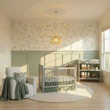 Westwood Design Modern Nursery Convertible Crib in Light Gray