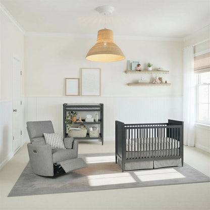 Westwood Design Modern Nursery Convertible Crib in Iron Ore