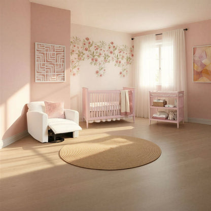 Westwood Design Modern Nursery Changing Table in Pink