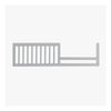Westwood Design Modern Nursery Toddler Rail in Light Gray