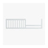 Westwood Design Modern Nursery Toddler Rail in White
