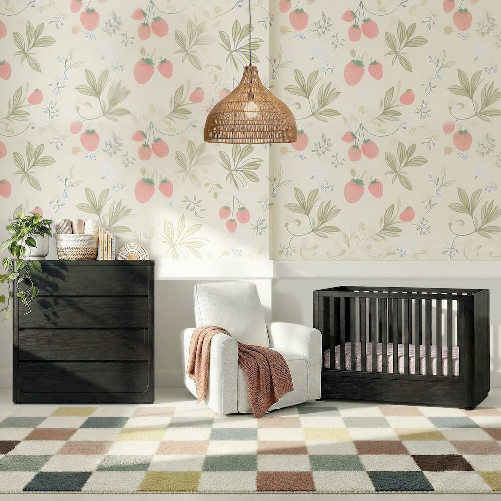 Westwood Design Modena Classic Crib in Midnight Blue