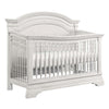 Westwood Design Olivia Traditional Wood Arch Convertible Crib in Brushed White