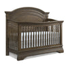 Westwood Design Olivia Traditional Wood Arch Convertible Crib in Rosewood Brown