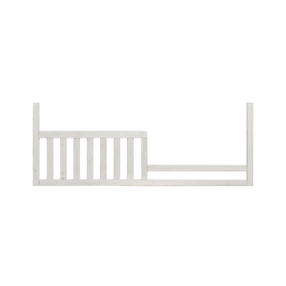 Westwood Design Olivia Traditional Wood Toddler Guard Rail in Brushed White