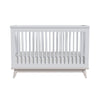 Westwood Design Rowan Modern Wood Cottage Crib in Ash Linen White Finish