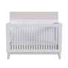 Westwood Design Rowan Modern Wood Convertible Crib in Ash Linen White Finish