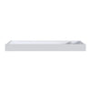 Westwood Design Rowan Modern Style Wood Changer Topper in Ash Linen White