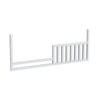 Westwood Design Rowan Modern Wood Convertible Toddler Rail in Ash Linen White