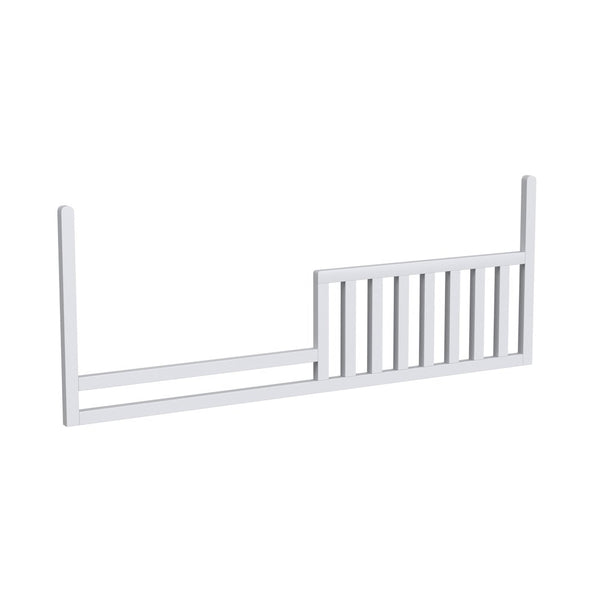 Westwood Design Rowan Modern Wood Convertible Toddler Rail in Ash Linen White