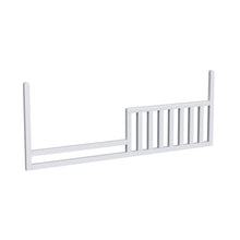 Westwood Design Rowan Modern Wood Convertible Toddler Rail in Ash Linen White