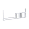 Westwood Design Rowan Modern Wood Convertible Toddler Rail in Ash Linen White