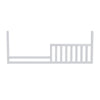 Westwood Design Rowan Modern Wood Convertible Toddler Rail in Ash Linen White
