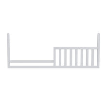 Westwood Design Rowan Modern Wood Convertible Toddler Rail in Ash Linen White