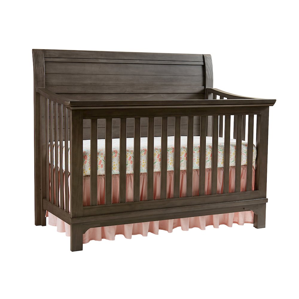 Westwood Design Taylor Farmhouse Wood Convertible Crib in Dusk Gray