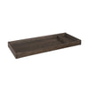 Westwood Design Taylor Farmhouse Wood Changer Topper in River Rock Brown