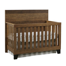 Westwood Design Urban Rustic Transitional Wood Convertible Crib in Brushed Wheat