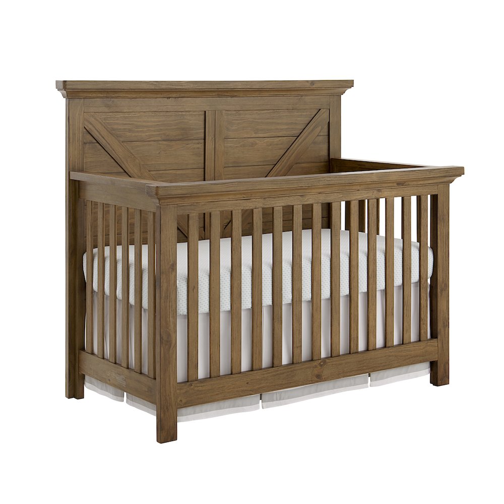 Westfield Traditional 4 in 1 Convertible Crib by Westwood Design -Harvest Brown