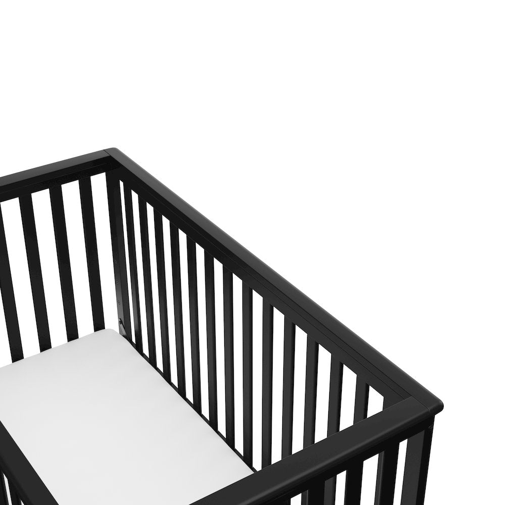 Storkcraft Hillcrest 4-in-1 Convertible Crib - Black