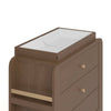 Read-With-Me 3 Drawer Chest with Topper -Hazelnut/Driftwood