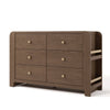 Read-With-Me 6 Drawer Dresser-Hazelnut/Driftwood
