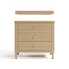 Rio 3 Drawer Chest with Topper-Driftwood