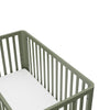 Storkcraft Santos 3-in-1 Convertible Crib (Olive with Natural)