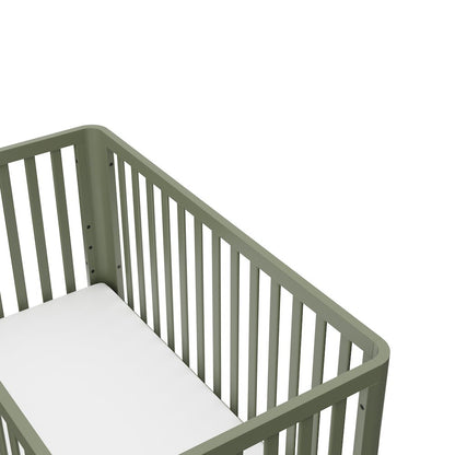 Storkcraft Santos 3-in-1 Convertible Crib (Olive with Natural)
