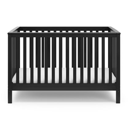 Storkcraft Hillcrest 4-in-1 Convertible Crib - Black