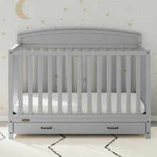 Graco Benton 5-in-1 Convertible Crib with Drawer (Pebble Gray)
