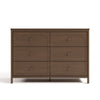 Olivia 6 Drawer Dresser-Hazelnut