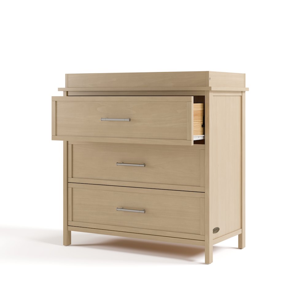 Classic 3 Drawer Chest with Topper- Driftwood