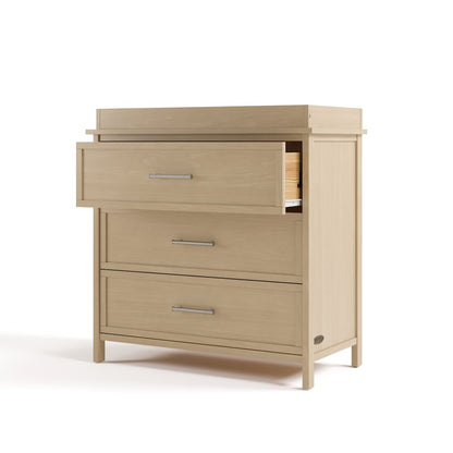 Classic 3 Drawer Chest with Topper- Driftwood