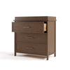 Classic 3 Drawer Chest with Topper- Hazelnut