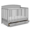 Graco Benton 5-in-1 Convertible Crib with Drawer (Pebble Gray)