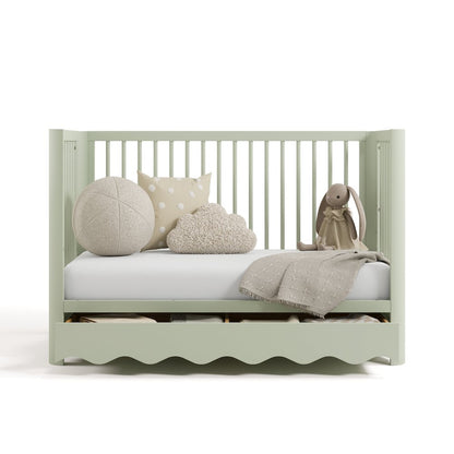 Casablanca Deluxe 5-in-1 Convertible Crib with Drawer - Sage
