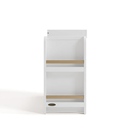 Read-With-Me 3 Drawer Chest with Topper -White/Driftwood