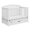 Graco Bellwood 5-in-1 Convertible Crib with Drawer (White)
