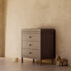 Rio 3 Drawer Chest with Topper-Hazelnut