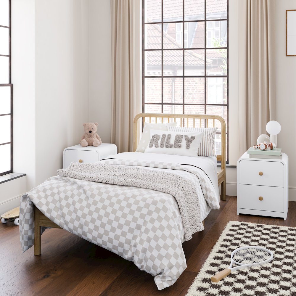 Storkcraft Next Porto Twin Bed (Natural)