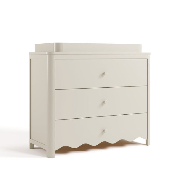Casablanca 3 Drawer Chest With Topper-Frosted Oat