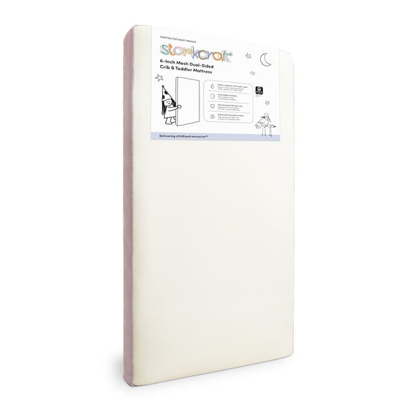 6-Inch Mesh Dual-Sided Crib & Toddler Mattress