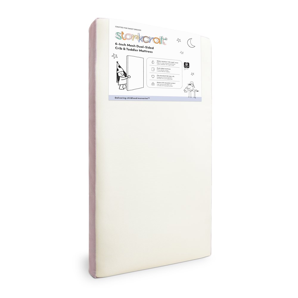 6-Inch Mesh Dual-Sided Crib & Toddler Mattress